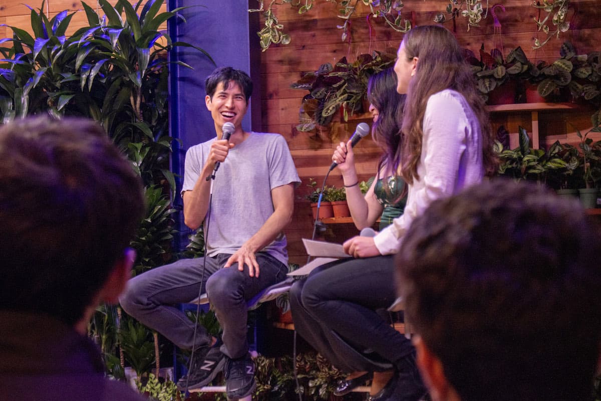 A panel discussion at Thursday Nights in AI